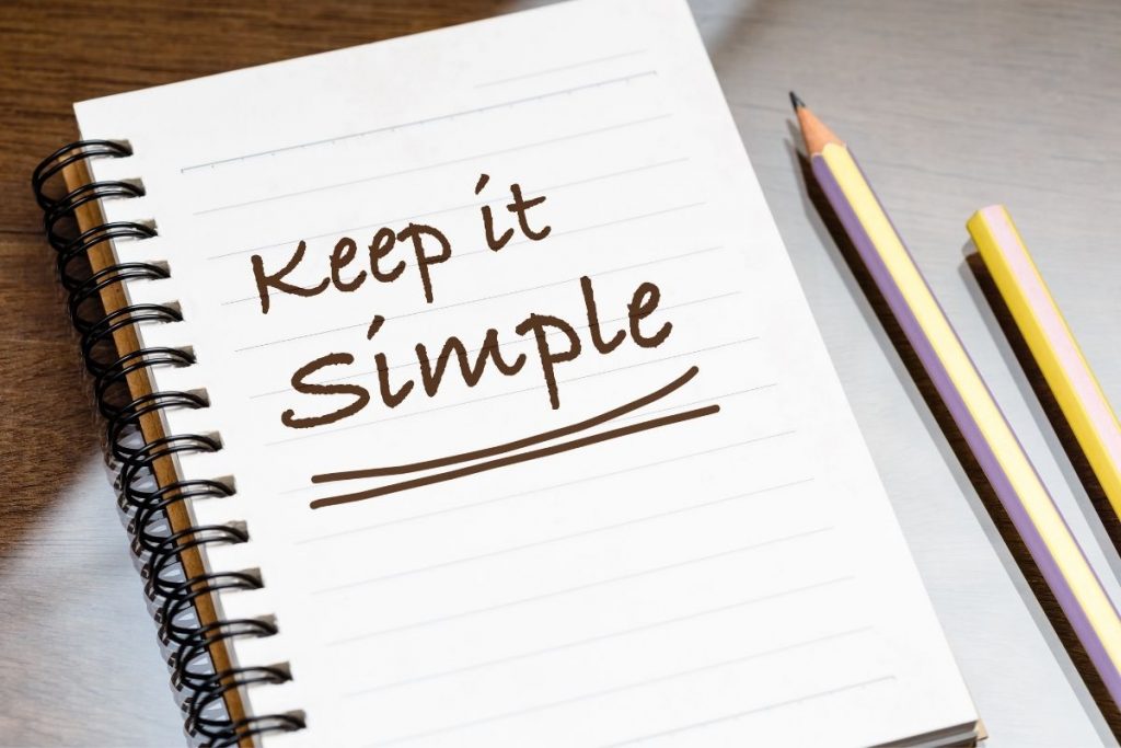 Keep it simple note