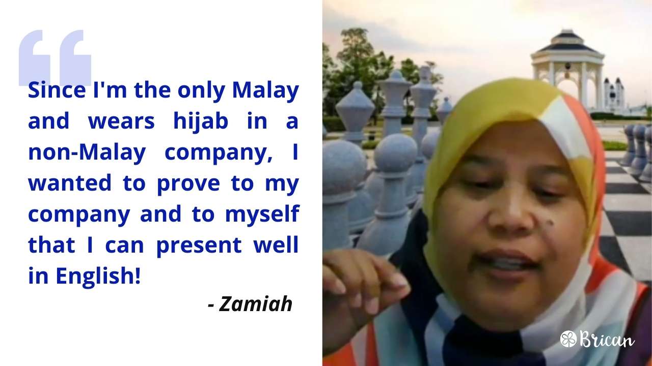 Zamiah's testimonial video