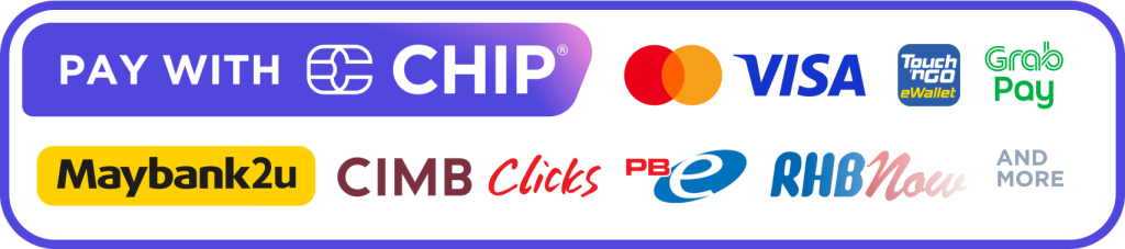 Bayar dengan CHIP: DuitNow, FPX, Visa, Mastercard